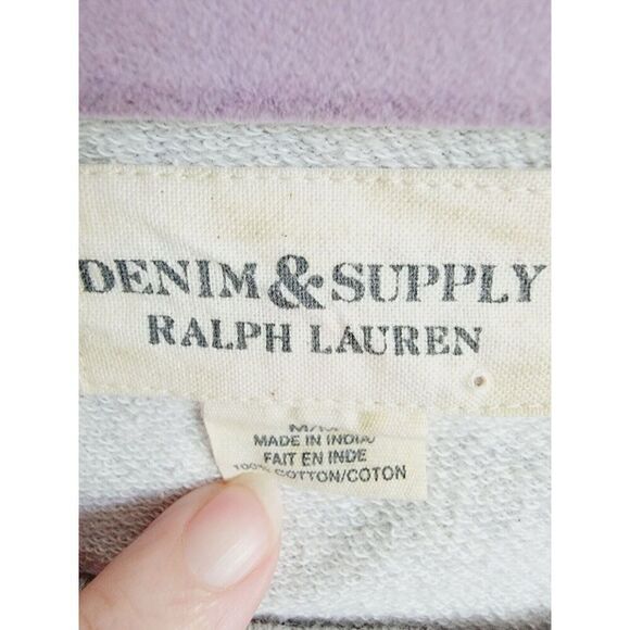Denim‎ and Supply Ralph Lauren M Southwest Knit Sweater Shirt Medium Cotton - Picture 6 of 7